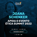 Joana Schenker apoia o Ética Summit